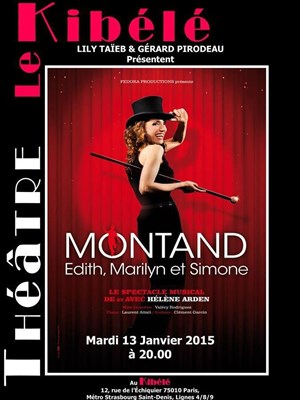 Affiche de Montand, Edith, Marilyn et Simone