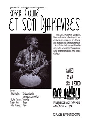 Affiche de Robert Coliné et son Djakavibes