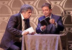 Affiche de Deux mensonges et une vérité | avec Frédéric Bouraly et Lionnel Astier