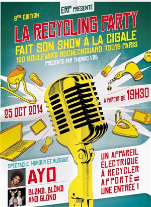 Affiche de Recycling party | 2014 - 6ème édition