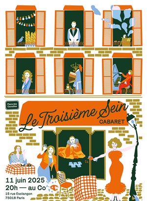 Affiche de Le Troisième Sein Cabaret