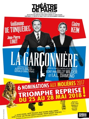 Affiche de La Garçonnière | avec Guillaume De Tonquédec, Claire Keim