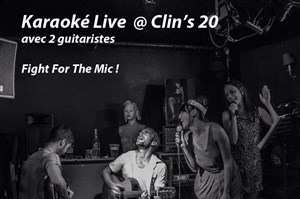 Affiche de Soirée Fight For The Mic (Karaoké Live avec 2 guitaristes)