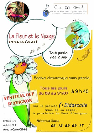 Affiche de La Fleur et le Nuage musical