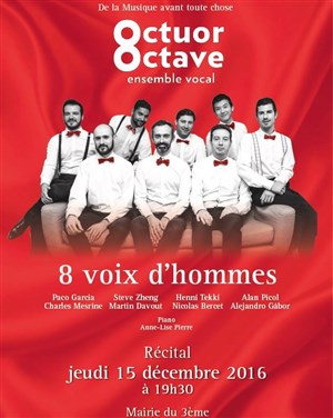 Affiche de Octave, choeur professionnel de 8 voix d'hommes