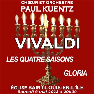 Affiche de Choeur et orchestre Paul Kuentz : Vivaldi Quatre Saisons et Gloria