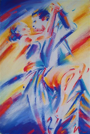 Affiche de Frédérique Nalpas | Couleur tango