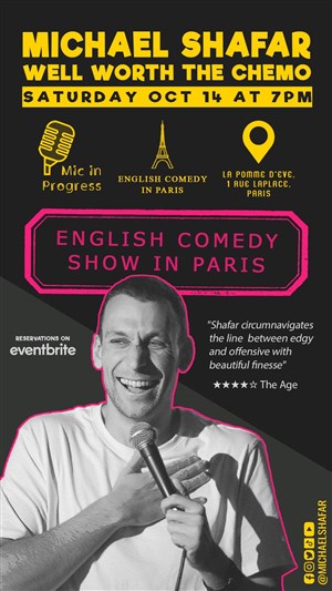 Affiche de Michael Shafar : Well Worth the Chemo - English Comedy in Paris