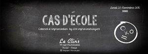 Affiche de Cas d'école - Cabaret d'impro by Les Improcondriaques