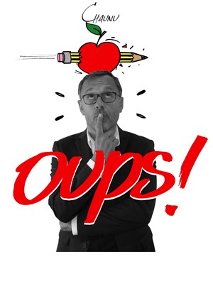 Affiche de Chaunu dans Oups !