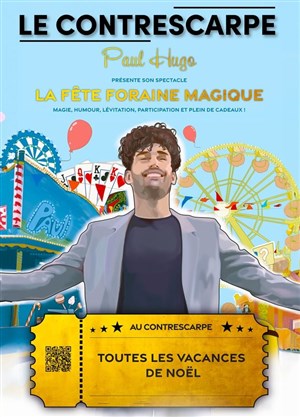 Affiche de Paul Hugo dans La fête foraine magique