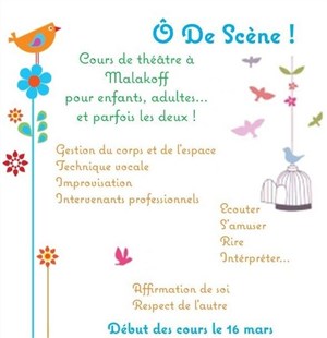 Affiche de Cours d'essai Ô de Scène