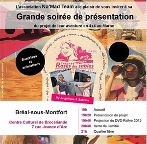 Affiche de La No'Mad Team vous présente sa participation au Rallye Roses des Sables 2015