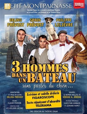 Affiche de Trois hommes dans un bateau sans parler du chien...