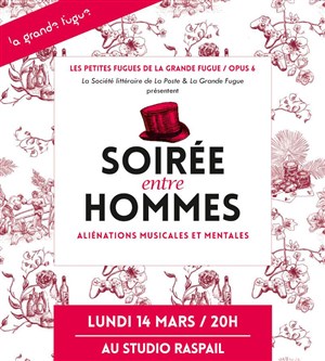 Affiche de Soirée Entre Hommes