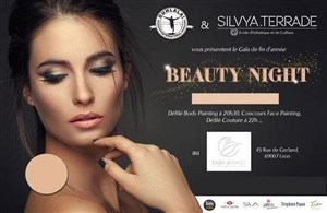 Affiche de Gala Beauty Night | by Ouhlala Lyon & Silvya Terrade