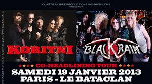 Affiche de Koritni + Blackrain + Million $ Reload