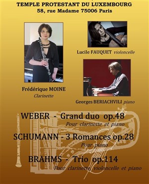 Affiche de Weber, Schumann, Brahms