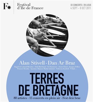 Affiche de Terres de Bretagne | avec Alan Stivell et Dan Ar Braz
