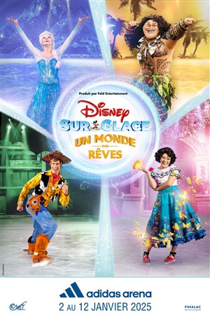 Affiche de Disney sur glace : Un Monde de Rêves | Paris