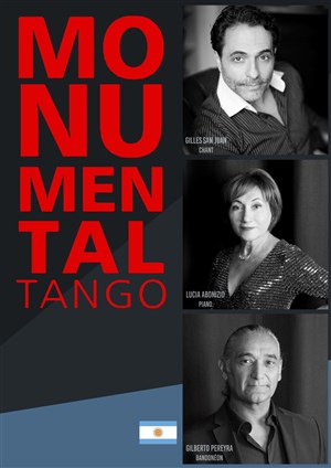 Affiche de Monumental tango et Astor Piazzolla