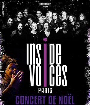 Affiche de Concert de Noël avec le Choeur Acapella Inside Voices Paris