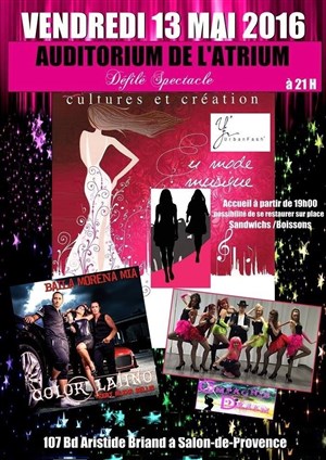 Affiche de Défilé Spectacle Color Latino