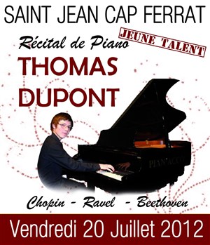 Affiche de Récital de Piano par Thomas Dupont