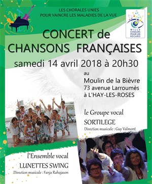 Affiche de Concert jazz vocal et chansons françaises