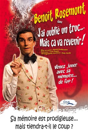 Affiche de J'ai oublié un truc... mais ça va revenir !