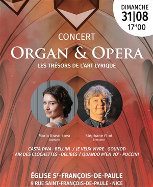 Affiche de Concert Organ & Opera