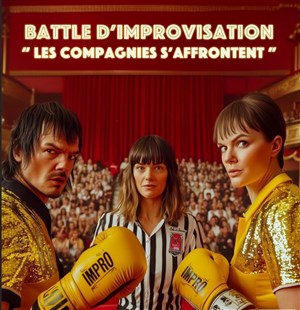 Affiche de Battle d'improvisation : Les compagnies s'affrontent