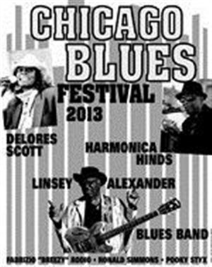 Affiche de Chicago Blues Festival 2013