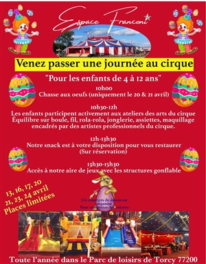 Affiche de Ateliers cirque et aire de jeux