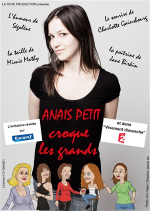 Affiche de Anaïs Petit dans Anaïs Petit croque les Grands