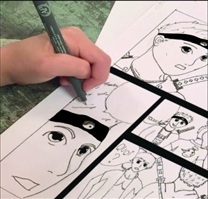 Affiche de Stage BD manga (5 séances)