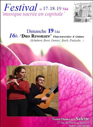 Affiche de Flûte traversière et guitare