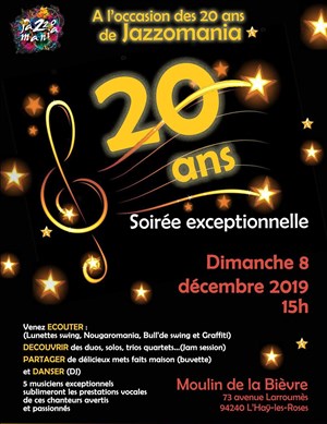 Affiche de 20ème anniversaire de Jazzomania