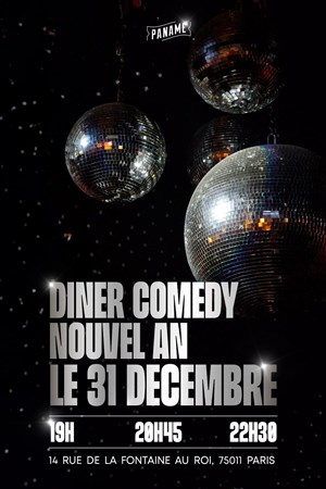 Affiche de Diner Comedy, Réveillon Saint-Sylvestre Nouvel an