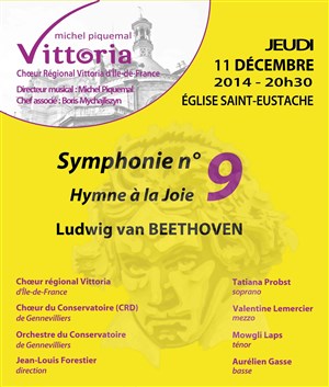 Affiche de 9e Symphonie de Beethoven | Hymne à la Joie