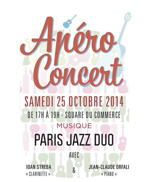 Affiche de Paris jazz duo | Apéro concert