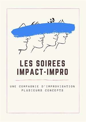Affiche de Les soirées impact-impro