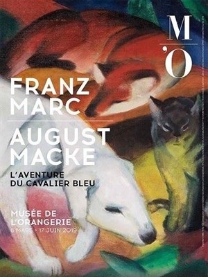 Affiche de Visite guidée de l'exposition : Franz Marc / August Macke, l'aventure du Cavalier Bleu | avec Michel Lhéritier