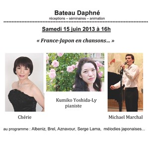 Affiche de France-Japon en chansons