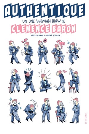 Affiche de Clémence Baron dans Authentique