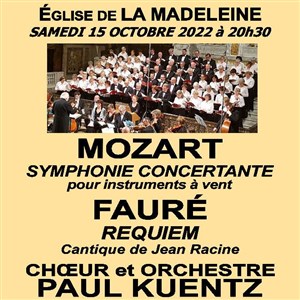 Affiche de Choeur et Orchestre Paul Kuentz