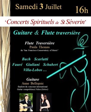 Affiche de Duo : Guitare et Flûte traversière