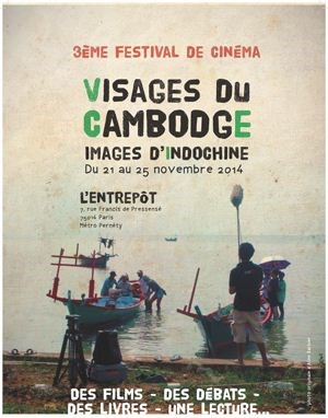 Affiche de Visages du cambodge – images d'indochine
