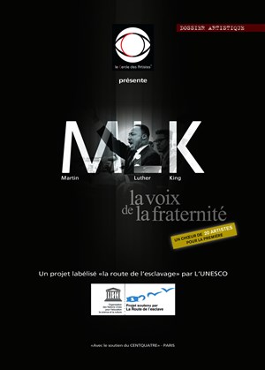 Affiche de Martin Luther King, La Voix de la Fraternité, opéra gospel