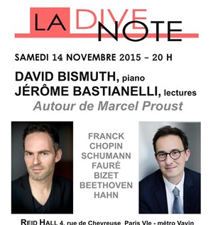 Affiche de Concert-lecture : Autour de Proust